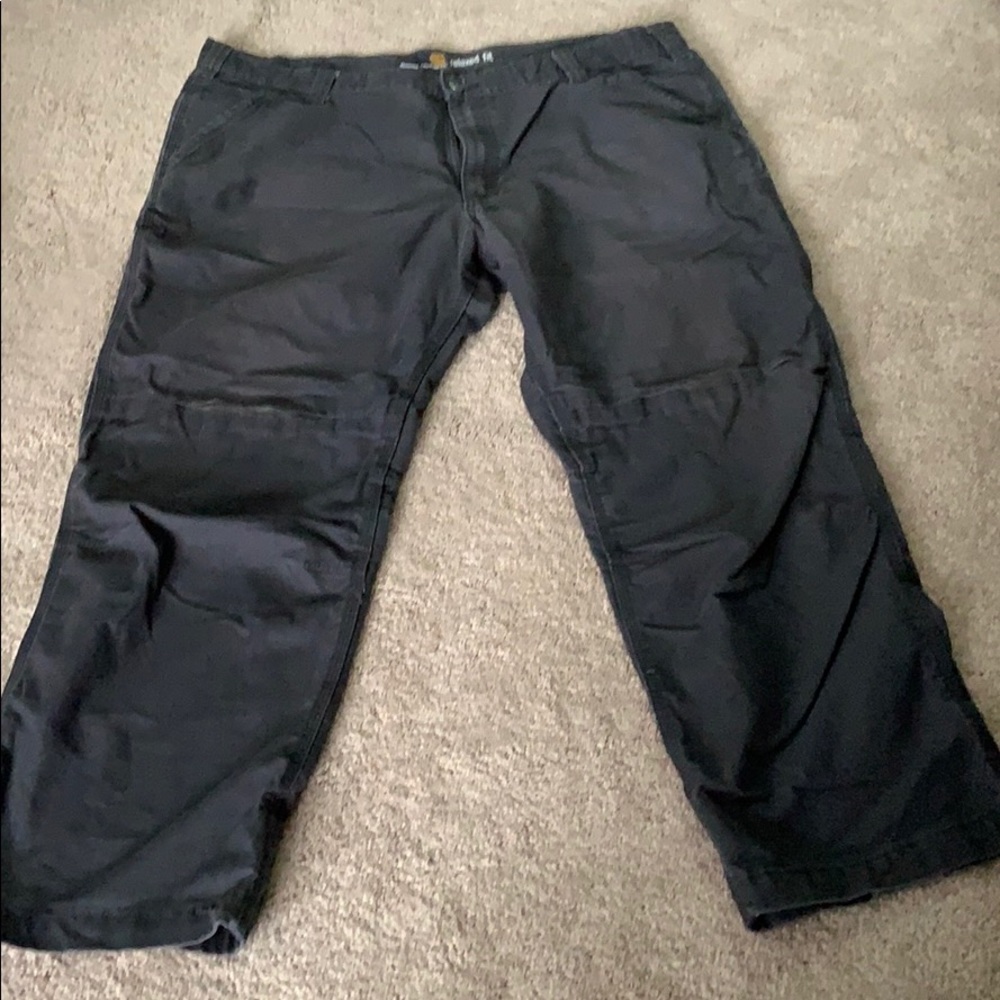 Gray carhartt work pants